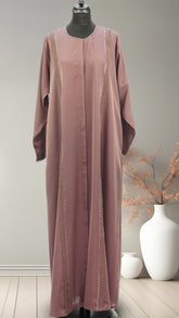 Classic Lace Work Abaya